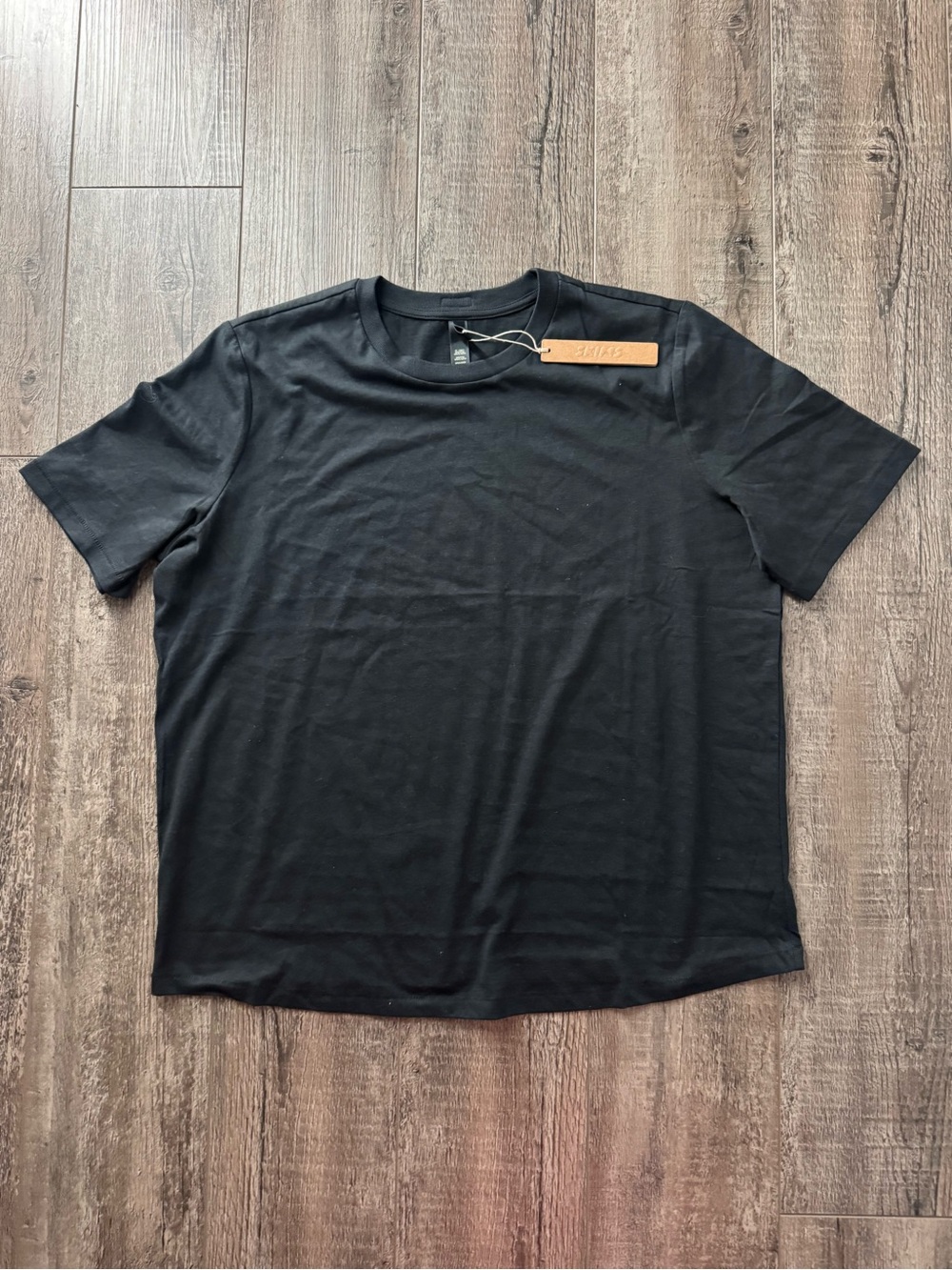 SKIMS Poly Cotton Jersey Tshirt Soot Medium